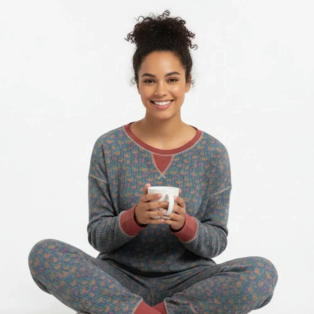 Natural Life Mix & Match Pajama Top Size Small